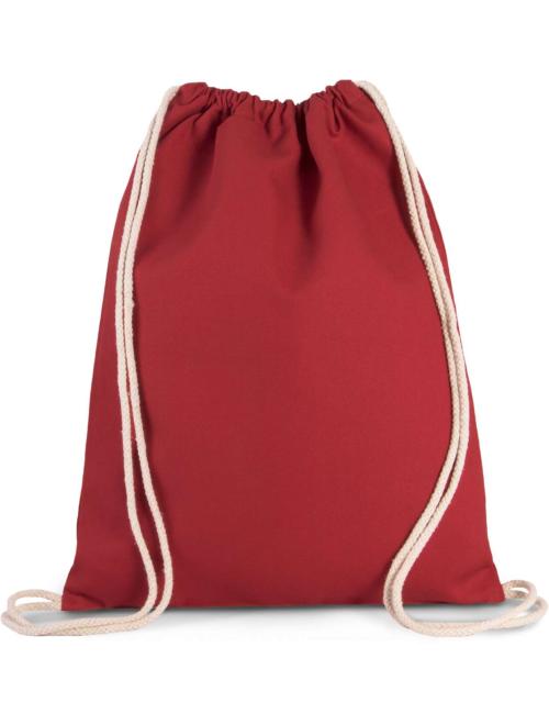 DRAWSTRING BAG WITH THICK STRAPS