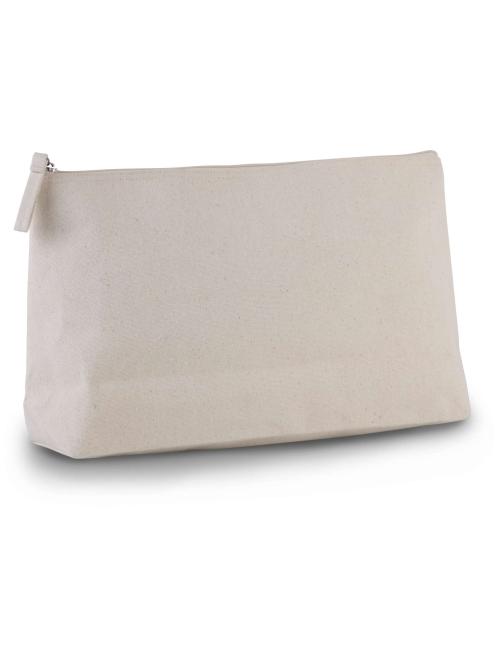 COTTON CANVAS TOILETRY BAG