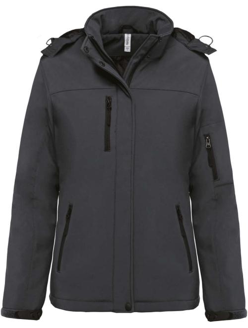 LADIES’ HOODED SOFTSHELL LINED PARKA LADIES’ HOODED SOFTSHELL LINED PARKA