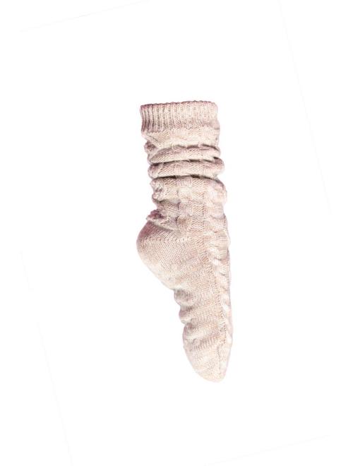 SHERPA-LINED LOUNGE SOCKS