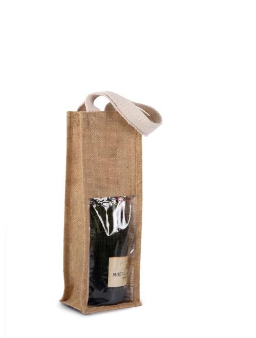 JUTE BOTTLE BAG