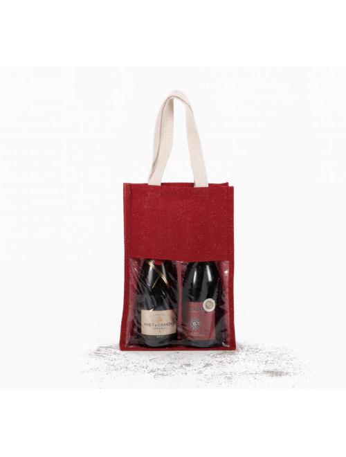 JUTE BOTTLE BAG