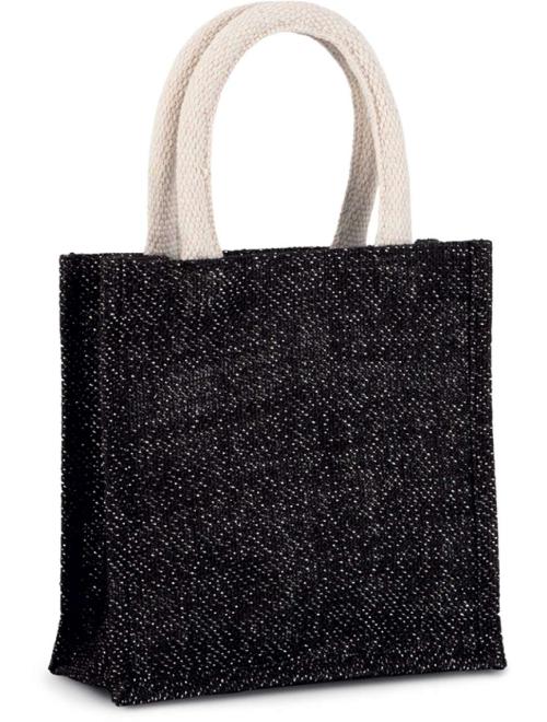 JUTE CANVAS TOTE - SMALL