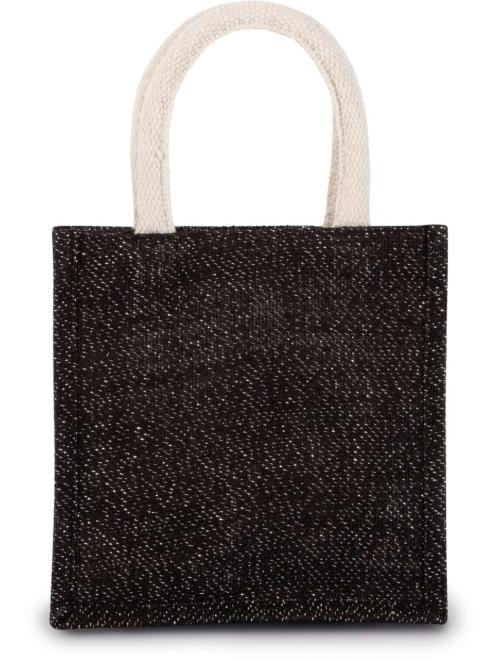 JUTE CANVAS TOTE - SMALL