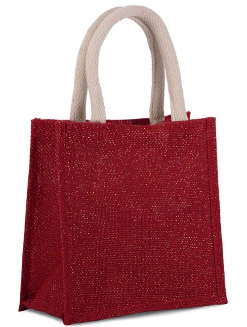 JUTE CANVAS TOTE - SMALL
