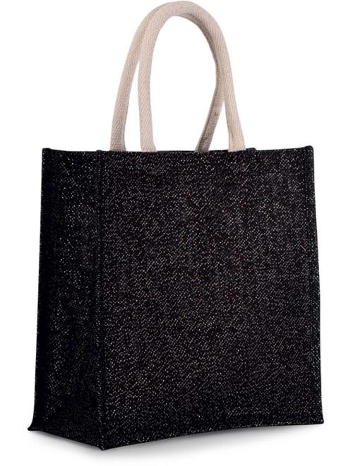 JUTE CANVAS TOTE - LARGE