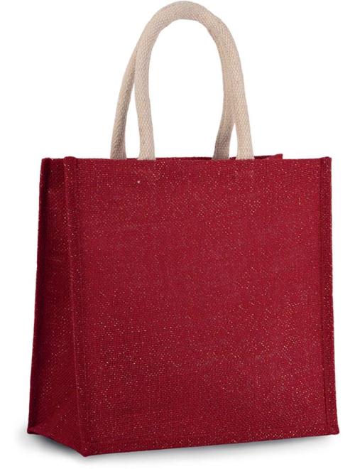 JUTE CANVAS TOTE - LARGE