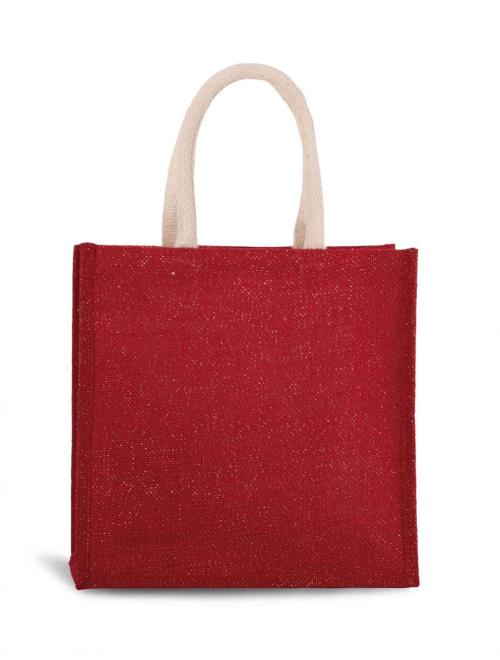 JUTE CANVAS TOTE - LARGE