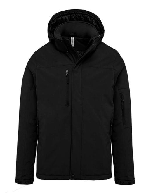 MEN'S HOODED SOFTSHELL LINED PARKA