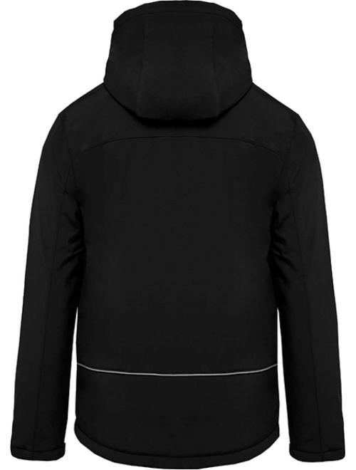 MEN'S HOODED SOFTSHELL LINED PARKA