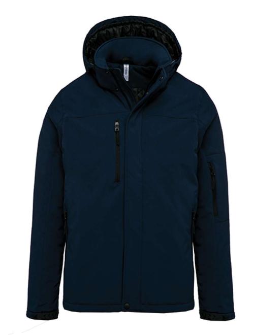 MEN'S HOODED SOFTSHELL LINED PARKA