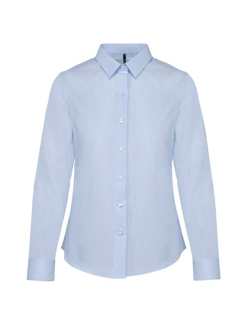 LADIES’ LONG-SLEEVED COTTON POPLIN SHIRT