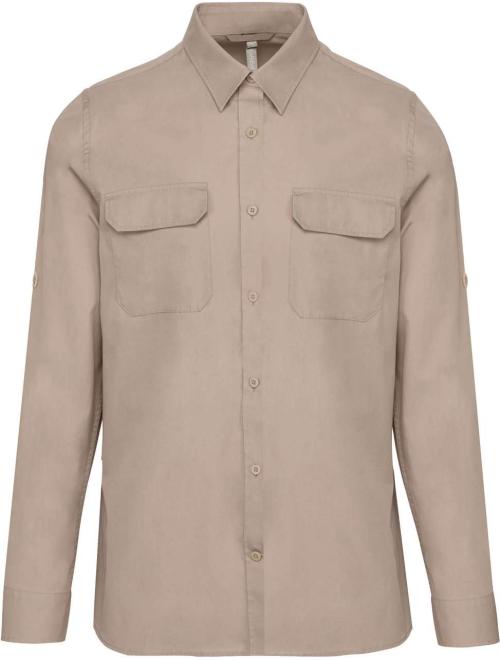 MEN'S LONG-SLEEVED SAFARI SHIRT MEN'S LONG-SLEEVED SAFARI SHIRT