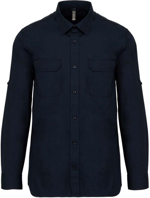 MEN'S LONG-SLEEVED SAFARI SHIRT