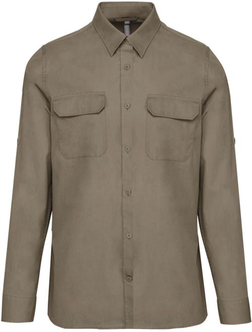 MEN'S LONG-SLEEVED SAFARI SHIRT MEN'S LONG-SLEEVED SAFARI SHIRT