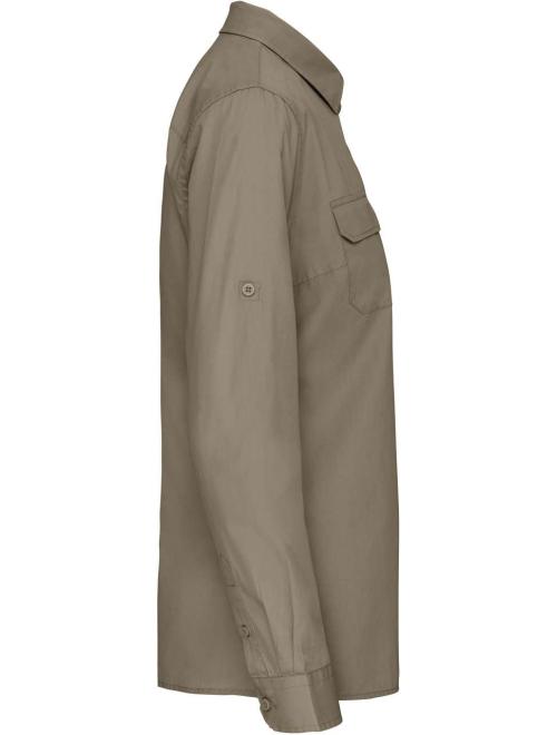 LADIES' LONG-SLEEVED SAFARI SHIRT