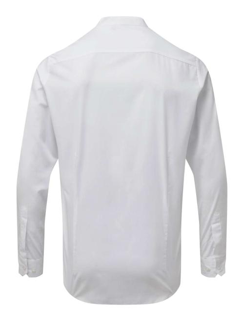 BANDED COLLAR 'GRANDAD' LONG SLEEVE SHIRT