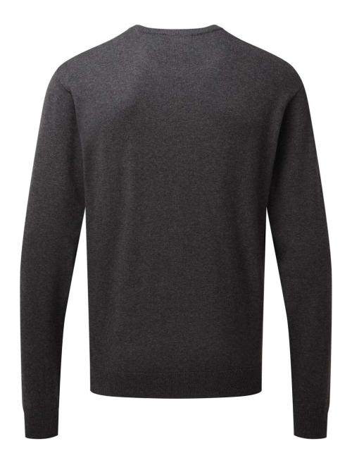 MEN'S CREW NECK COTTON RICH KNITTED SWEATER