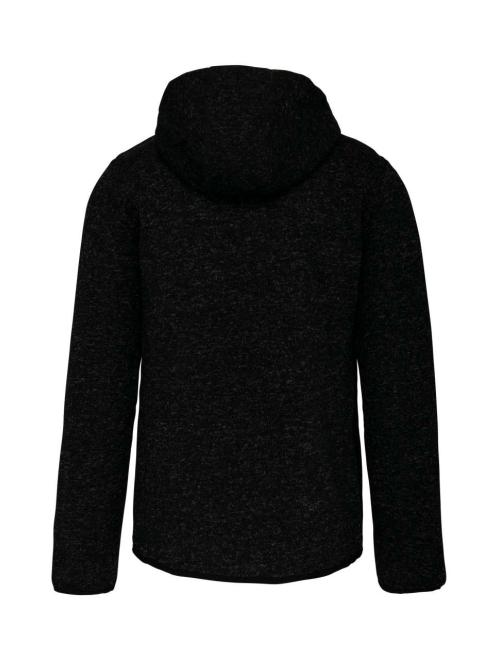 MEN'S HEATHER HOODED JACKET