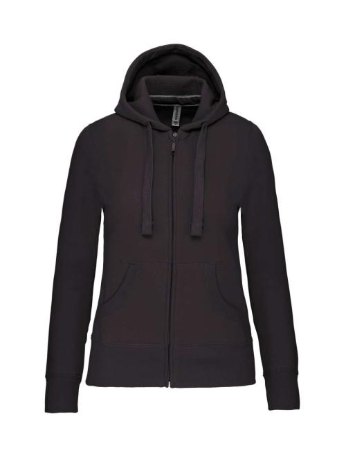 LADIES' FULL ZIP HOODED SWEATSHIRT LADIES' FULL ZIP HOODED SWEATSHIRT