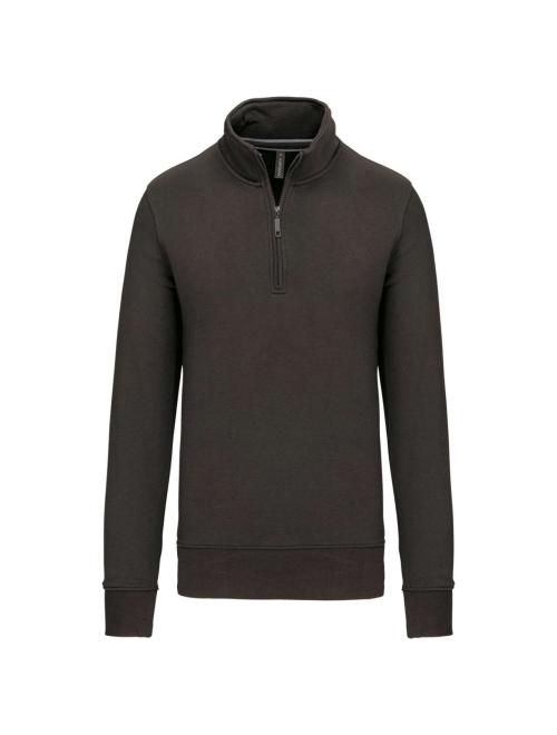 ZIPPED NECK SWEATSHIRT ZIPPED NECK SWEATSHIRT