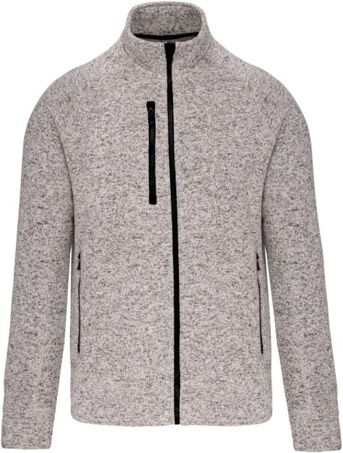 MEN'S FULL ZIP HEATHER JACKET MEN'S FULL ZIP HEATHER JACKET