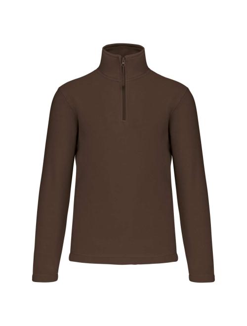 ENZO - ZIP NECK MICROFLEECE JACKET