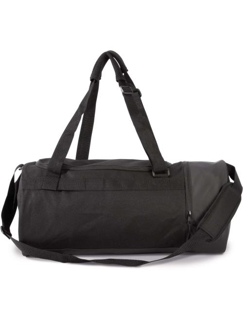 TUBULAR SPORTS BAG WITH SEPARATE SHOE COMPARTMENT