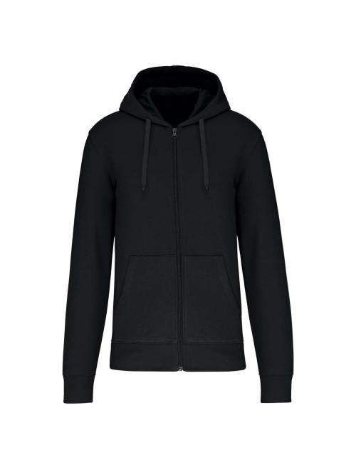 MEN'S ECO-FRIENDLY HOODED SWEATSHIRT WITH ZIP FASTENING MEN'S ECO-FRIENDLY HOODED SWEATSHIRT WITH ZIP FASTENING