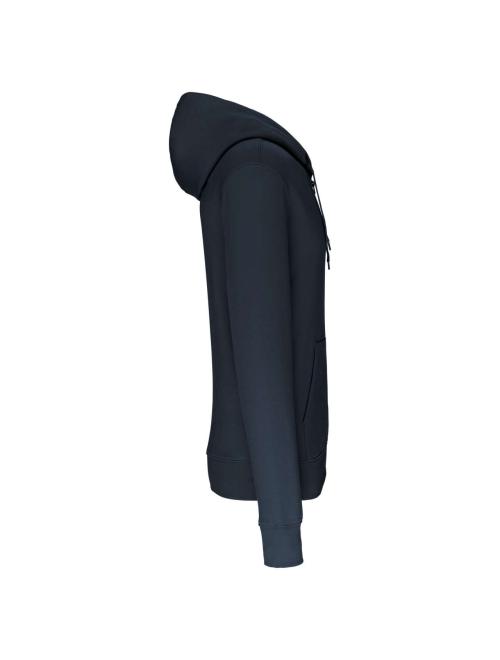 MEN'S ECO-FRIENDLY HOODED SWEATSHIRT WITH ZIP FASTENING