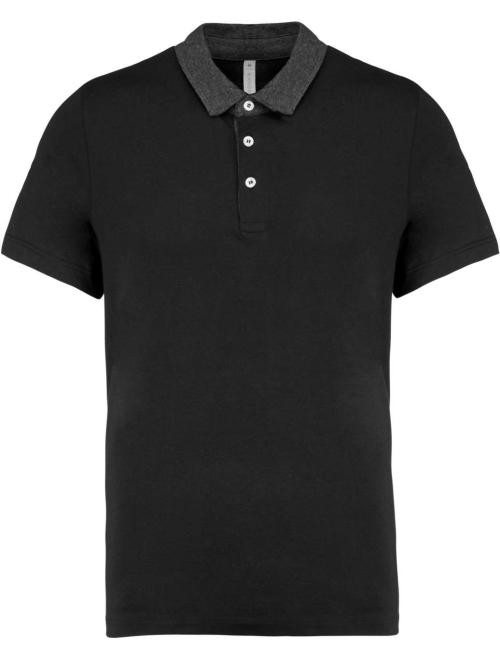 MEN'S TWO-TONE JERSEY POLO SHIRT MEN'S TWO-TONE JERSEY POLO SHIRT