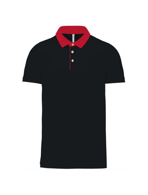 MEN'S TWO-TONE JERSEY POLO SHIRT MEN'S TWO-TONE JERSEY POLO SHIRT