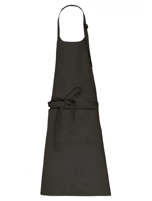APRON WITH POCKET IN ORGANIC COTTON APRON WITH POCKET IN ORGANIC COTTON