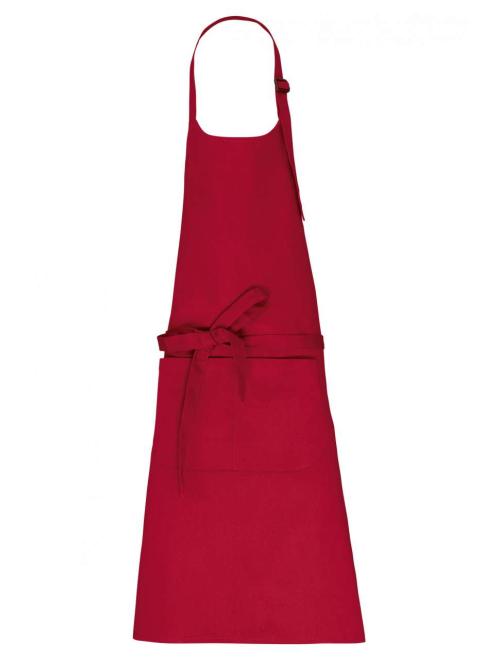 APRON WITH POCKET IN ORGANIC COTTON APRON WITH POCKET IN ORGANIC COTTON