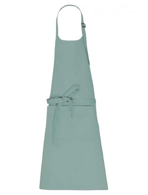 APRON WITH POCKET IN ORGANIC COTTON