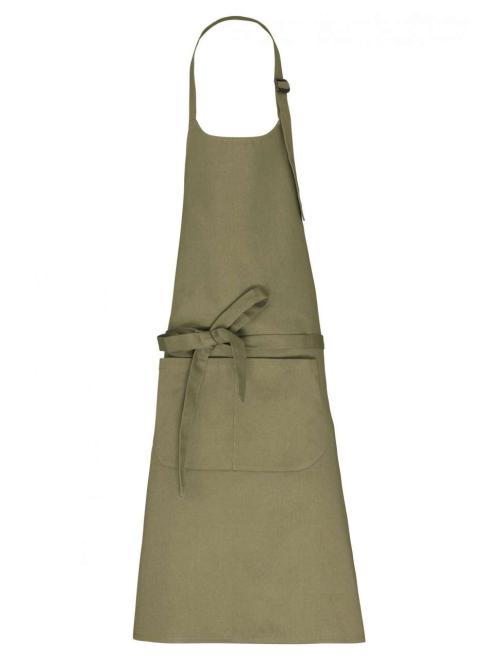 APRON WITH POCKET IN ORGANIC COTTON APRON WITH POCKET IN ORGANIC COTTON