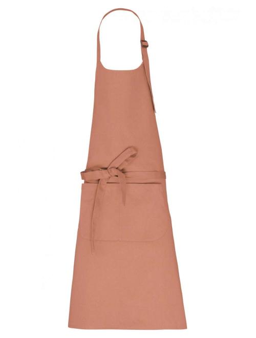 APRON WITH POCKET IN ORGANIC COTTON