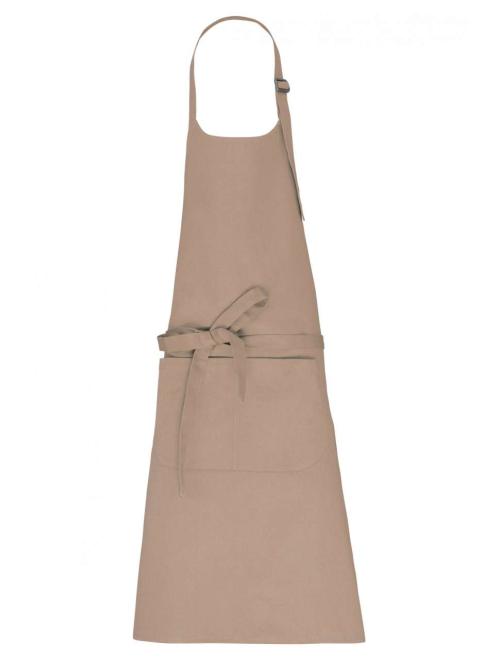 APRON WITH POCKET IN ORGANIC COTTON