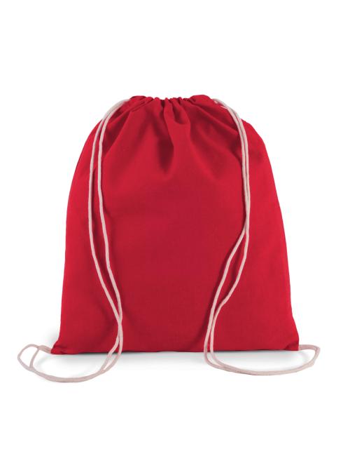 ORGANIC COTTON SMALL DRAWSTING BACKPACK