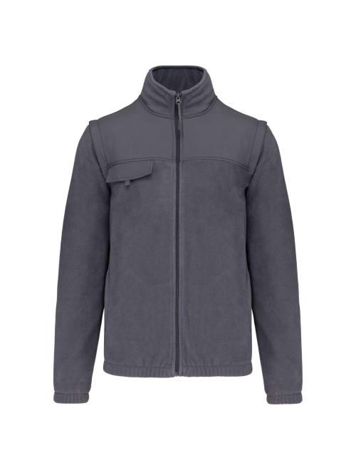 FLEECE JACKET WITH REMOVABLE SLEEVES FLEECE JACKET WITH REMOVABLE SLEEVES