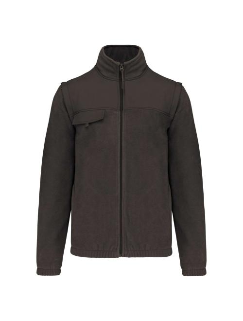 FLEECE JACKET WITH REMOVABLE SLEEVES FLEECE JACKET WITH REMOVABLE SLEEVES