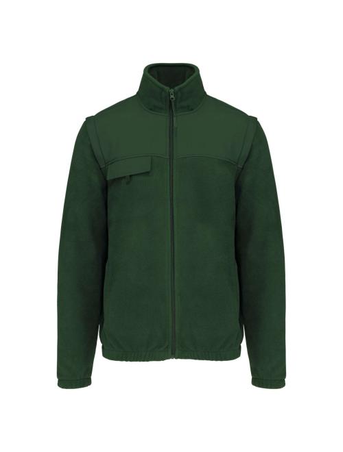 FLEECE JACKET WITH REMOVABLE SLEEVES FLEECE JACKET WITH REMOVABLE SLEEVES