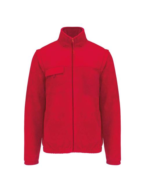 FLEECE JACKET WITH REMOVABLE SLEEVES FLEECE JACKET WITH REMOVABLE SLEEVES