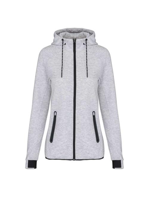 LADIES’ HOODED SWEATSHIRT