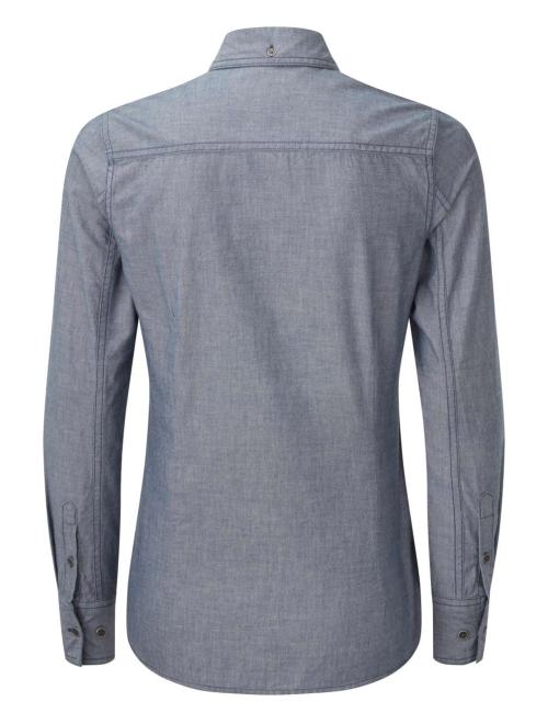 WOMEN'S ORGANIC CHAMBRAY FAIRTRADE SHIRT