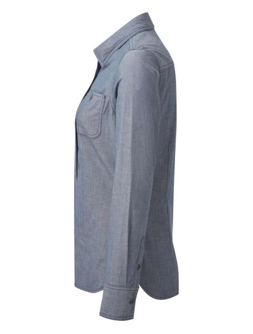 WOMEN'S ORGANIC CHAMBRAY FAIRTRADE SHIRT