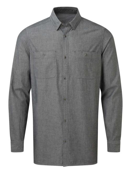 MEN'S ORGANIC CHAMBRAY FAIRTRADE SHIRT MEN'S ORGANIC CHAMBRAY FAIRTRADE SHIRT