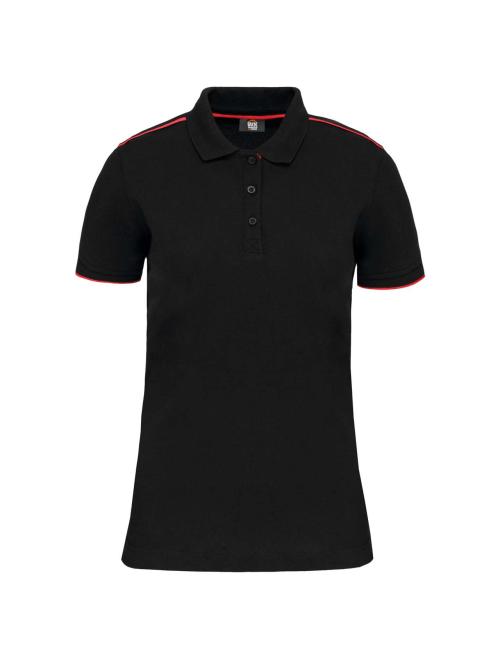 LADIES' SHORT-SLEEVED CONTRASTING DAYTODAY POLO SHIRT LADIES' SHORT-SLEEVED CONTRASTING DAYTODAY POLO SHIRT