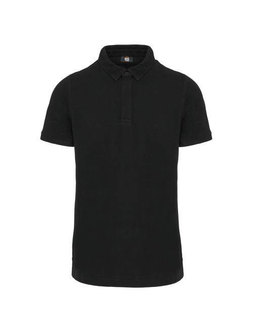 MEN'S SHORT SLEEVE STUD POLO SHIRT MEN'S SHORT SLEEVE STUD POLO SHIRT