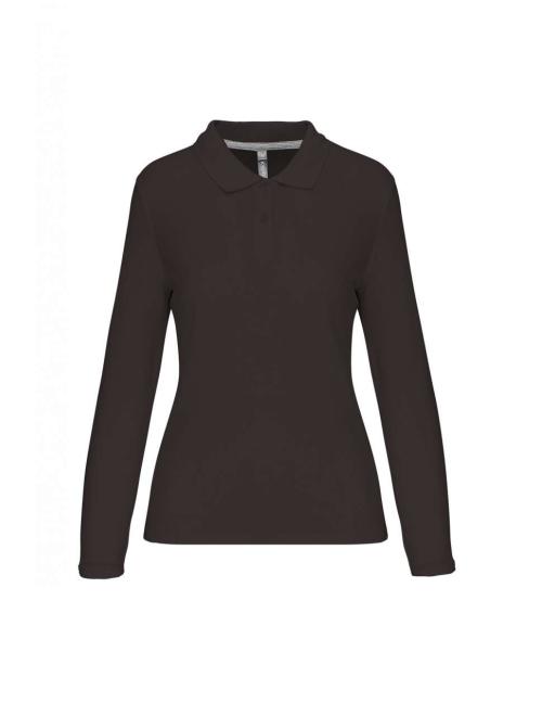 LADIES' LONG-SLEEVED POLO SHIRT